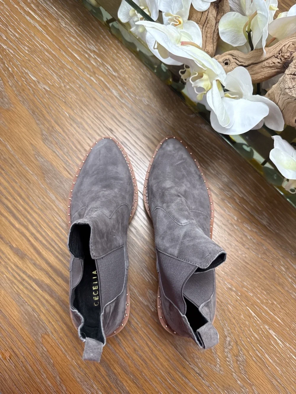 Cecelia Gemma Slip On Low Wedge Boot - 9